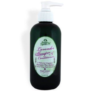 Nature's Organic Pet Lavender Shampoo and Conditioner for Dogs, 8 Ounces : Pet Supplies