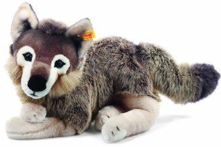 Snorry Dangling Wolf, Grey/Brown Toys & Games