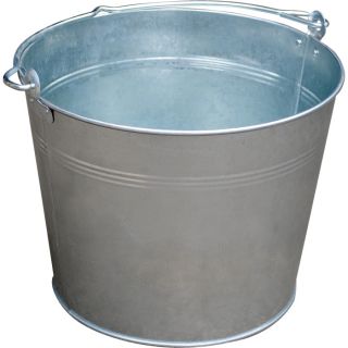 Vestil Galvanized Steel Bucket   3 1/4 Gallons, Model BKT GAL 325