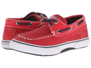 Sperry Top Sider Kids Halyard Boys Shoes (Red)