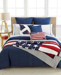 CLOSEOUT! Tommy Hilfiger Full/Queen Denim Duvet Cover   Bedding Collections   Bed & Bath