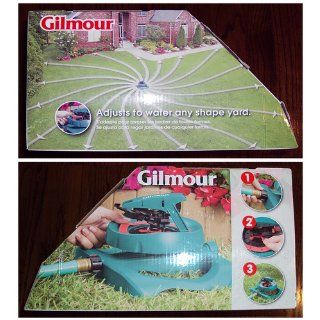 Gilmour 196SPB Pattern Master Impulse Sprinkler on Polymer Sled Base : Lawn And Garden Sprinklers : Patio, Lawn & Garden