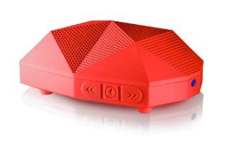 Outdoor Tech OT 1800 Turtle Shell 2.0 Rugged Water Resistant Wireless Bluetooth Hi Fi Speaker (Red) : Boomboxes : MP3 Players & Accessories