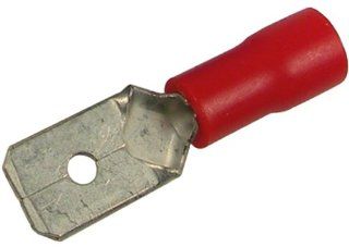 Pico 1752D 22 16 AWG(Red) Flared Vinyl Insulated Electrical Wiring 0.187" Male Tab Quick Connect Terminal 10 Per Package: Automotive