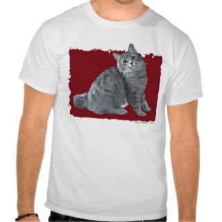 Blue/Grey Tabby Cat T Shirt