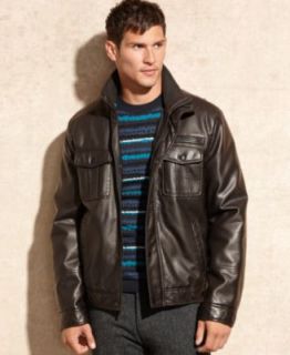 Levis Faux Leather Jacket   Coats & Jackets   Men