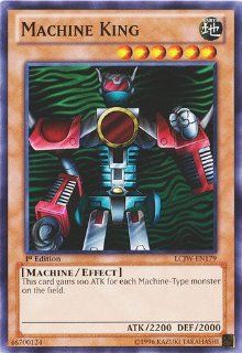 Yu Gi Oh!   Machine King (LCJW EN179)   Legendary Collection 4: Joey's World   1st Edition   Common: Toys & Games