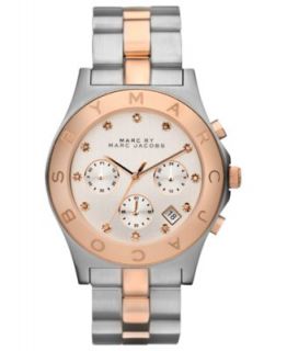 Marc by Marc Jacobs Watch, Womens Chronograph Henry Two Tone Stainless Steel Bracelet MBM3070   Watches   Jewelry & Watches