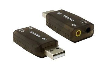 Importer520 Smoke Color USB Sound Card Adapter for Skype / Internet phones / Chat programs / MSN / Yahoo / ICQ / AIM and more: Computers & Accessories