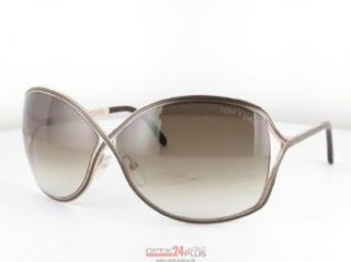 Tom Ford Tf 179 Rickie Brown/Gold Frame/Brown Gradient Lens 64Mm: Clothing