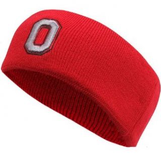 NCAA Top of the World Ohio State Buckeyes Rock On Knit Headband   Scarlet: Clothing