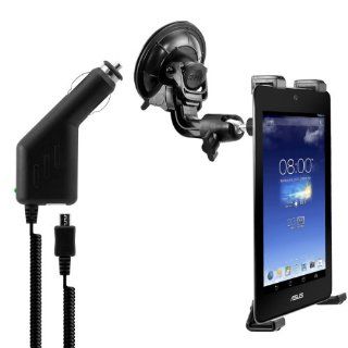 Universal tablet mount for Asus Memo Pad HD 7 ME173X + charger   ADJUSTABLE  fits with case. Quality from kwmobile.  Vehicle Headrest Video 