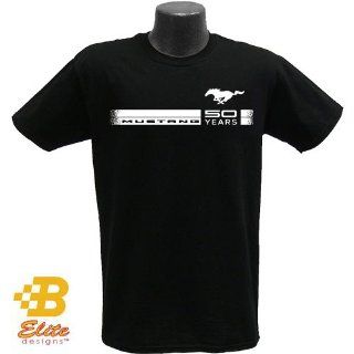 Ford Mustang 50 Years Adult Tee BLACK  XX LARGE  BDFMST172: Sports & Outdoors