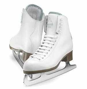 Glacier by Jackson GS521 Misses Ice Skates White Premium Recreational Figure Skating (2): Sports & Outdoors