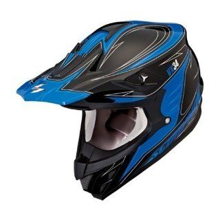 Scorpion VX 34 Off Road Motorcycle Helmet   Spike Blue Small   34 2023: Automotive
