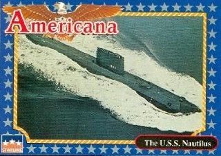 The U.S.S. Nautilus trading card (1st Nuclear Powered Submarine) 1992 Starline Americana #168: Entertainment Collectibles