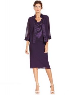 Le Bos Evening Suit, Stand Collar Jacket, Shell & Pencil Skirt   Suits & Suit Separates   Women