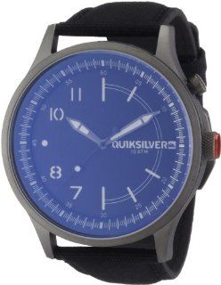 Quiksilver Admiral Canvas Men's Quartz Watch with Multicolour Dial Analogue Display and Multicolour Fabric and Canvas Bracelet M164LWAGUN88T at  Men's Watch store.