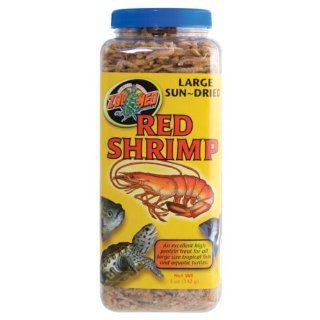 Zoo Med ZM 162 Jumbo Red Shrimp (Sun Dried) 5 oz : Pet Food : Pet Supplies