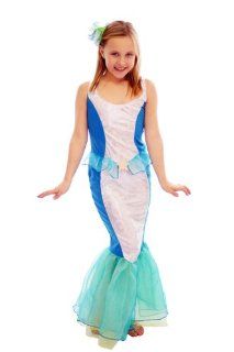 Mermaid of the Sea Girl's Fancy Dress Costume Ages 4 6 Years: Toys & Games