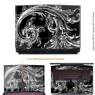 Decalrus Matte Protective Decal Skin Skins Sticker (Matte Finish) for Alienware M18X case cover Mat_M18X 157 Computers & Accessories