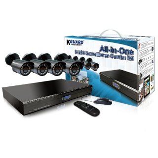 KGuard BR401 4CW154M All in One H.264 Surveillance Combo Kit with 4 Channel DVR and 4 Weatherproof Day/Night Cameras : Complete Surveillance Systems : Camera & Photo