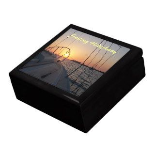 Sunset Sailing Trinket Box