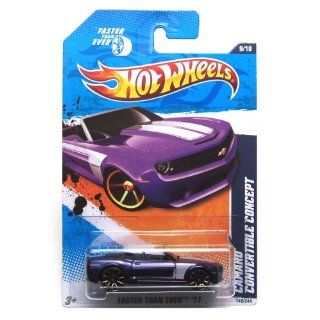 2011 Hot Wheels Faster Than Ever Camaro Convertible Concept Purple #149/244: Toys & Games