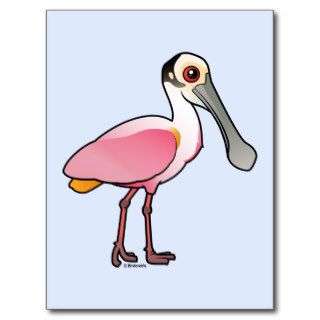 Cute Roseate Spoonbill Post Card