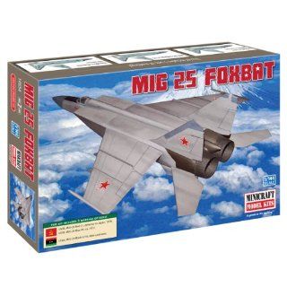Minicraft MIG 25 Foxbat 1/144 Scale with 3 Marking Options: Toys & Games
