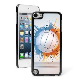 Apple iPod Touch 5th Black Hard Back Case Cover 5TB144 Color Blue Gold Splat Volleyball: Cell Phones & Accessories