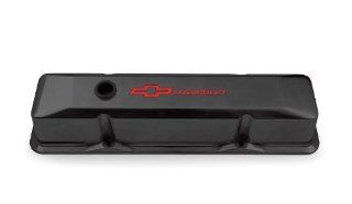 Proform 141 116 SBC Blk Crinkle Die Cast Valve Cover   Tall with Baffle: Automotive