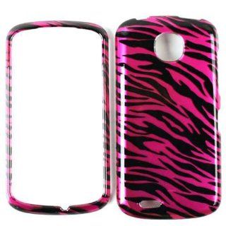 ACCESSORY HARD SNAP ON CASE COVER FOR PANTECH MARAUDER GLOSS HOT PINK BLACK ZEBRA Cell Phones & Accessories