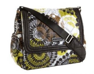 Vera Bradley Puffy Messenger in Cocoa Moss 13070 143: Clothing