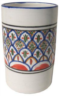 Le Souk Ceramique Utensil/Wine Holder, Tabarka Design: Utensil Organizers: Kitchen & Dining