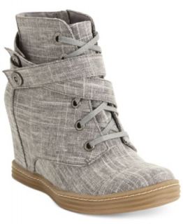 Naughty Monkey Giddy Up Wedge Booties   Shoes