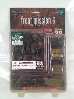 Front Mission 3 Wanzer Meredin M1 Series No. 23 No.3 Military Green Version Action Figure: Toys & Games