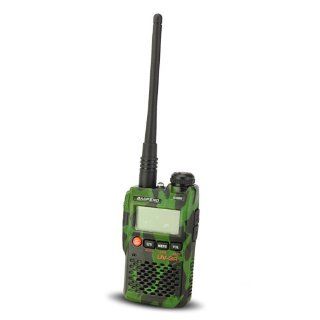 BAOFENG UV 3R VHF/UHF 136 174/400 470Mhz Dual Band Pocket Two Way Radio Walkie Talkie Camouflage: Everything Else