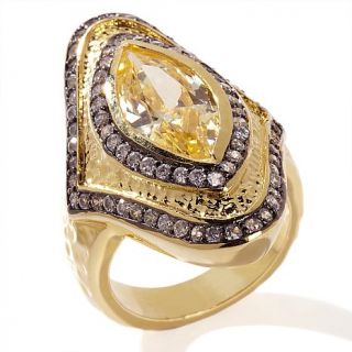 Real Collectibles by Adrienne® Indian Style 8.40ct Canary and Clear Diamon