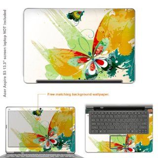 Matte Decal Skin Sticker (Matte finish) for Acer Aspire S3 with 13.3" screen case cover MAT Aspire_S3 134: Electronics