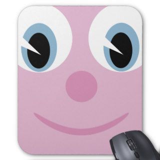 Cute Cartoon Happy Face Mousepad