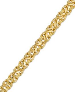 Giani Bernini 24k Gold over Sterling Silver Bracelet, Diamond Cut Beaded Bracelet   Bracelets   Jewelry & Watches