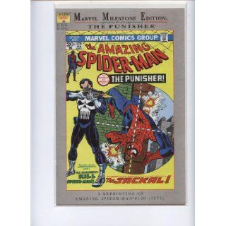 THE AMAZING SPIDER MAN MARVEL MILESTONE EDITION: RE PRESENTING THE FIRST APPEARANCE OF THE PUNISHER (THE PUNISHER, #129): MARVEL COMICS: Books