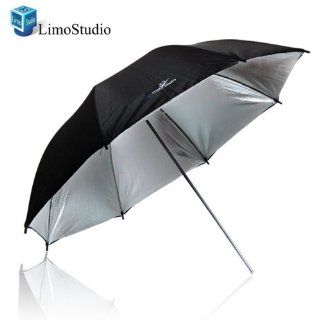 LimoStudio 40" Large Double Layer Black and Silver Photo Studio Light Reflector Umbrella Camera, AGG128: Electronics