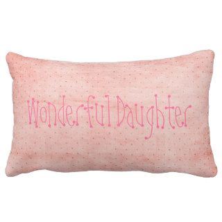 Personalized Wonderful Daughter Teen Girl Gift Joy Throw Pillows