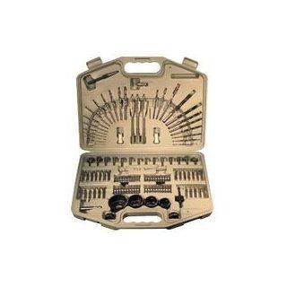 GRIP ON TOOLS   62274   125 PIECE DRILL BIT AND PROJECT KIT, INCLUDES: MAGNETIC QUICK CHANGE BIT EXTENSION, WIDE VARIETY OF DRILL & SCREWDRIVER BITS, 4 TEN BIT HOLDERS, 2 SCREW FINDERS, 2 SIX BIT HOLDERS & CARRYING CASE, FEATURES: USEFUL FOR ANY PR