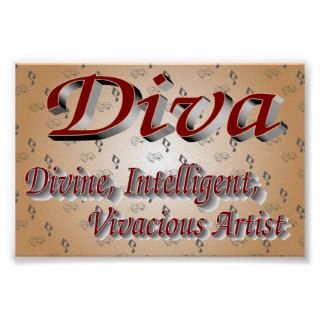 Musical Theatre Diva Print