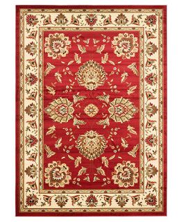 MANUFACTURERS CLOSEOUT! Safavieh Area Rug, Lyndhurst LNH555 4012 Red/Ivory 67 X 96   Rugs