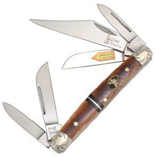 Steel Warrior Knife KENTUCKY 5 BLADE Mississippi River Bottom Bone SW 117ASB: Kitchen & Dining