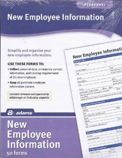 New Employee Information Made E Z HR117 : Personnel Forms : Office Products